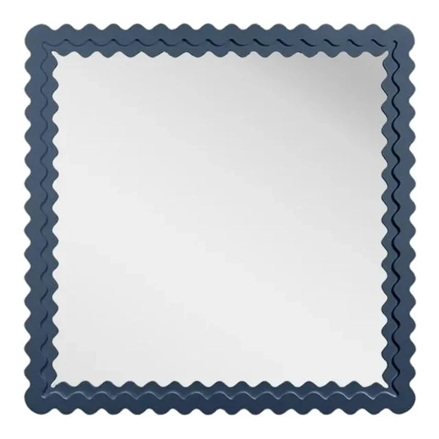 Fleur Home Carnival Chaos Square Mirror in Distance, 36×36