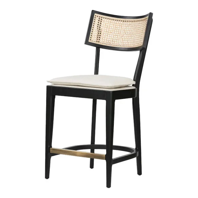 Four Hands Britt Counter Stool, Black