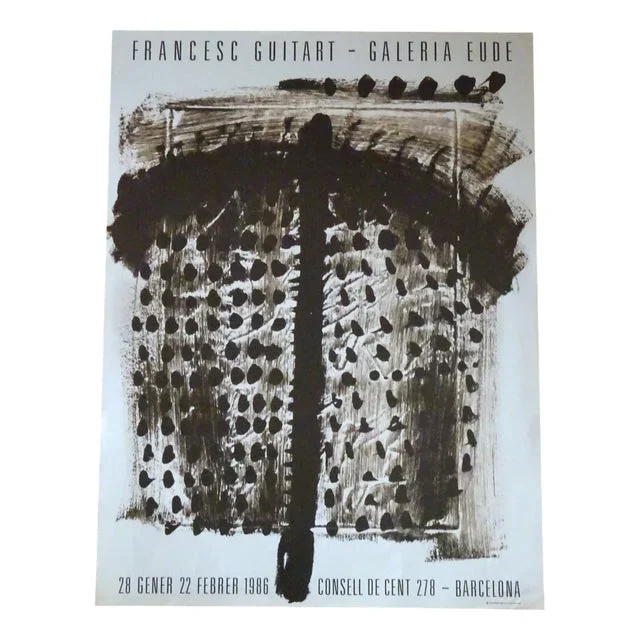 Francesc Guitart Exhibition Poster, 1986
