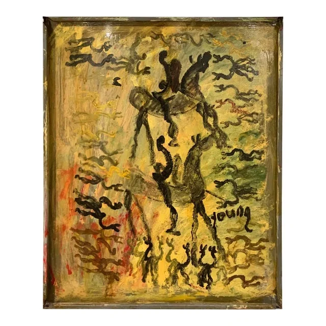 Freedom Warriors on Horseback’ by Purvis Young