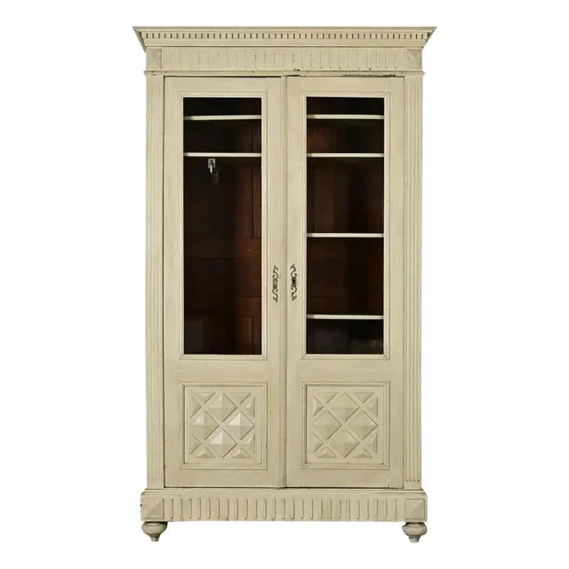 French 19th Century Painted Bibliotheque / Armoire