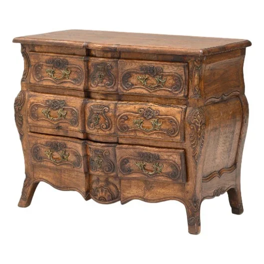French Chest of Drawers in Walnut, 1950s
