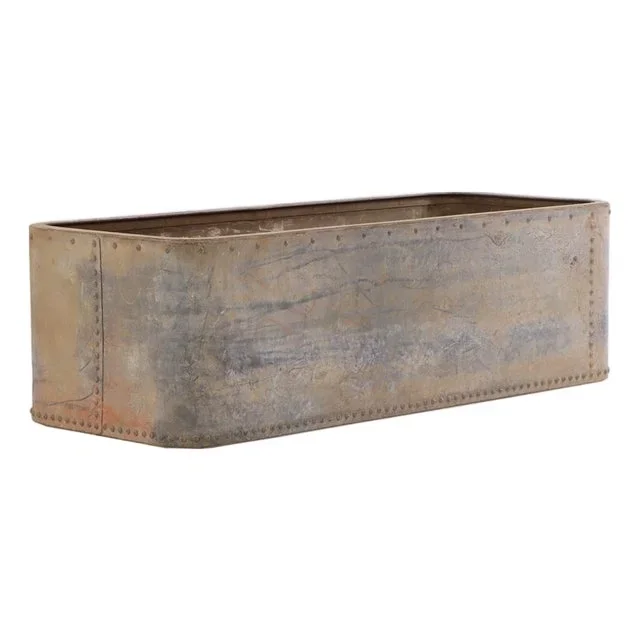 French Industrial Iron Vessel / Trough, C. 1900.