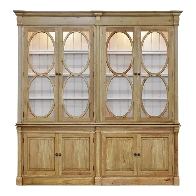 French Provincial Bookcase – Fruitwood
