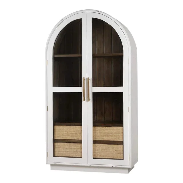 French Provincial Painted Display Cabinet II