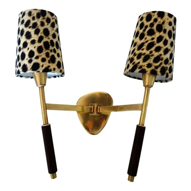 French Sconces, 1950s, Set of 2