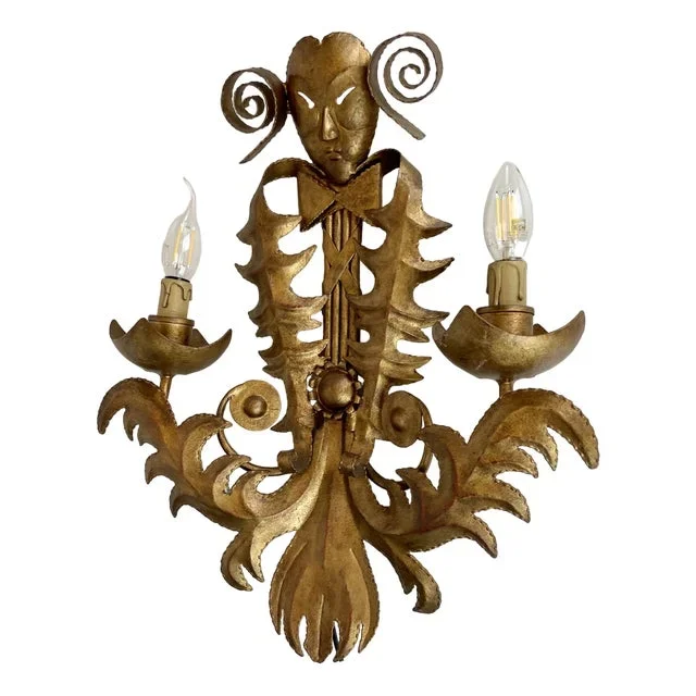 French Venetian Style Wall Sconce, 1960s