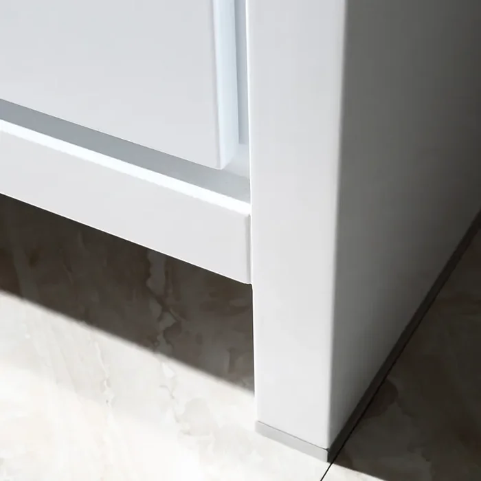 Fresca Allier 30″ White Modern Bathroom Vanity W/ Mirror – FVN8130WH
