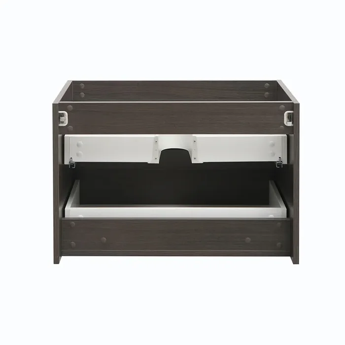 Fresca Valencia 30″ Gray Oak Wall Hung Modern Bathroom Cabinet – FCB8330GO