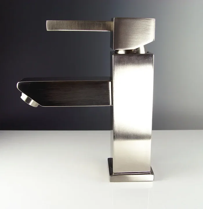 Fresca Versa Single Hole Mount Bathroom Vanity Faucet – Brushed Nickel – FFT1030BN
