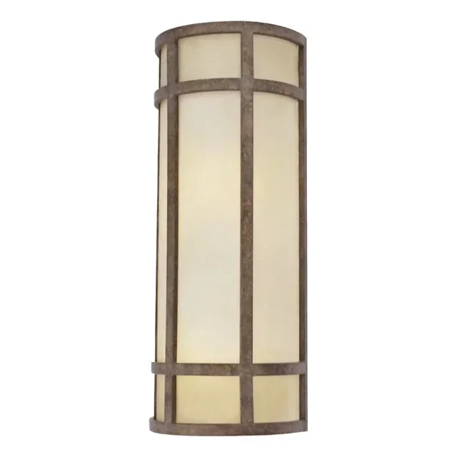 Fresco Italian Indoor or Outdoor Wall Sconce in Rustic Bronze