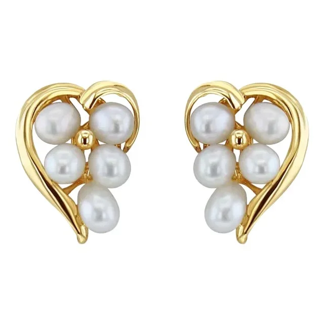 Freshwater Pearl Grape Cluster Studs, 2 Pieces