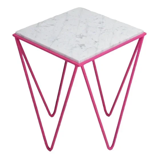 Fuchsia Fluo Avior Side Table by Nicola Di Froscia for DFdesignlab