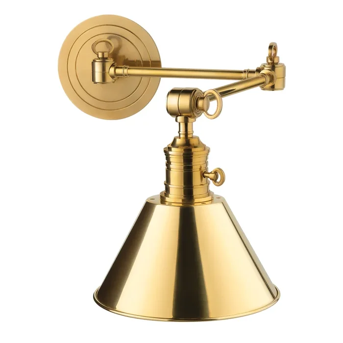 Garden City Wall Sconce 12″ – Aged Brass