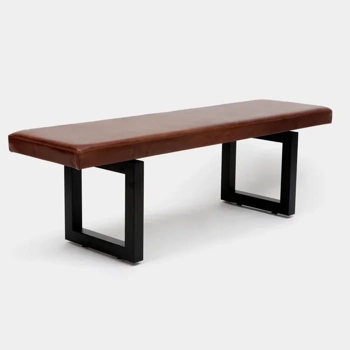GAX 16 Leather Bench – Matte Black
