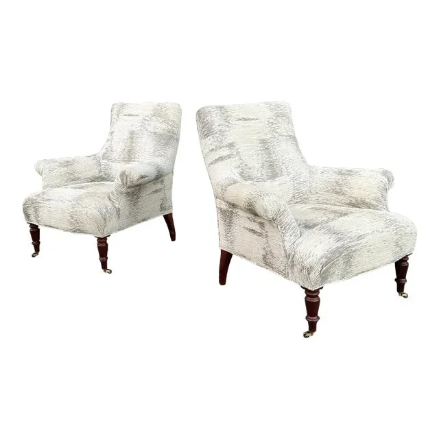 George Smith Christopher Style Chairs- a Pair