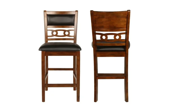 Gia Counter Height Stool in Brown, Set of 2