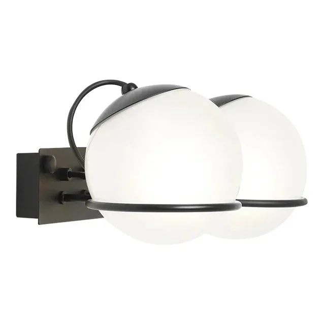 Gino Sarfatti Model 238/2 Wall Lamp in Black