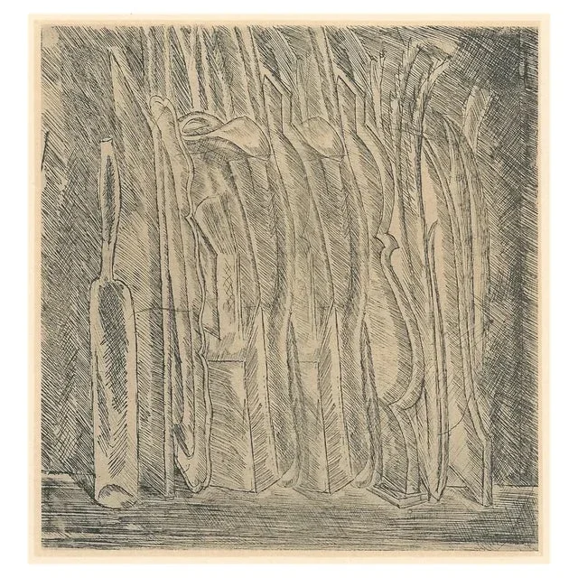 Giorgio Morandi, Still Life with Bottles and Jug, 1915-1957, Lithograph