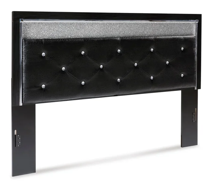 Glam King/Cal King Uph Panel Headboard