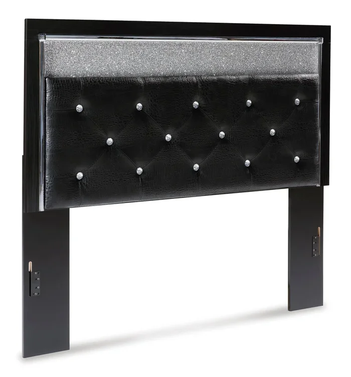 Glam Queen Upholstered Panel Headboard