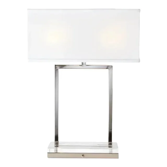 Global Views Contemporary Crystal Slab Table Lamp