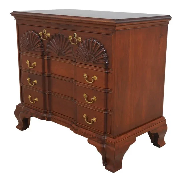 Goddard Townsend Cherry Blockfront Bachelor Chest