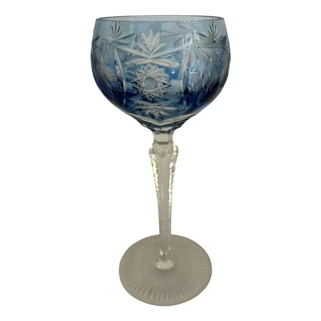 Grape Wine Glass in Aquamarin by Römer for Nachtmann, 1970s
