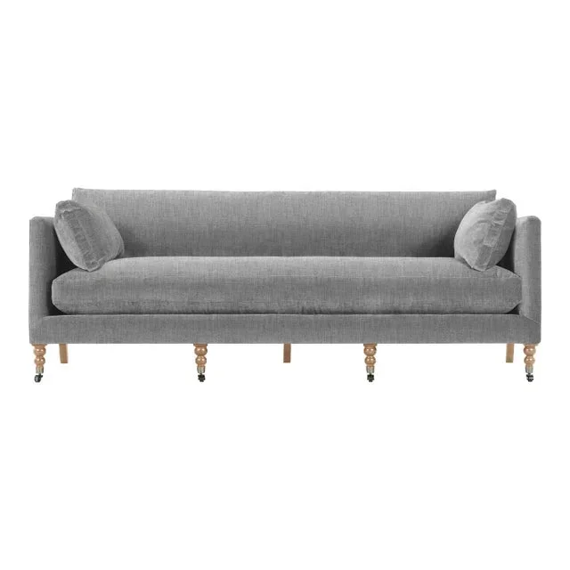 Greta Sofa, Stone Linen