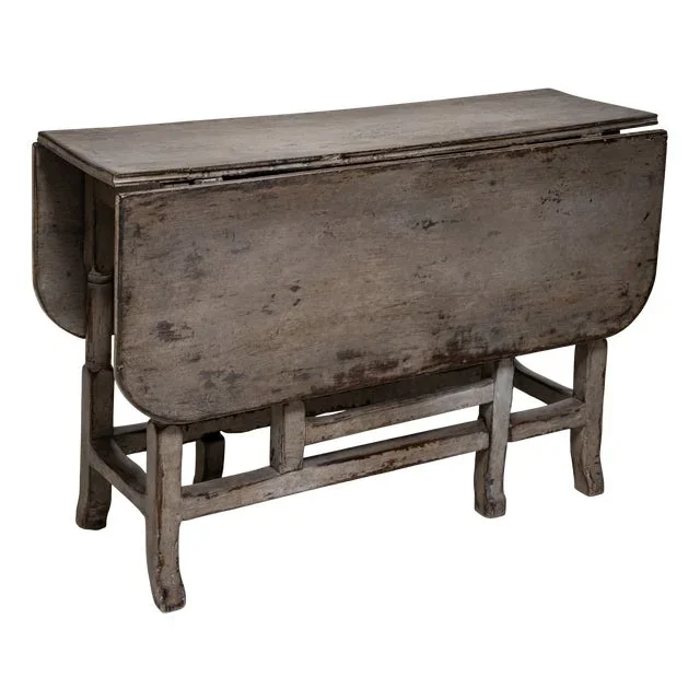 Grey Gate-Leg Table, 1900s