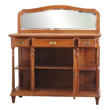Gründerzeit Buffet with Mirror Top, 1900s
