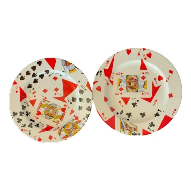 GUCCI Set of 2 Card Plates