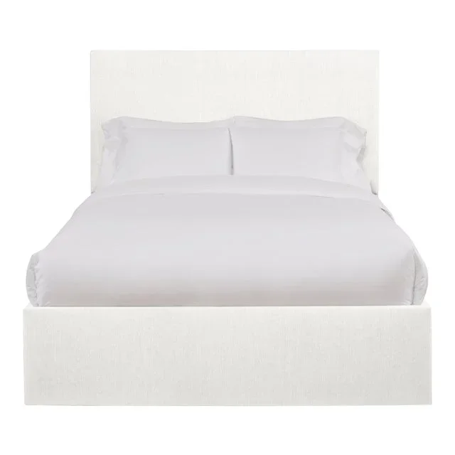 Hadley Queen Bedframe, Ivory Linen