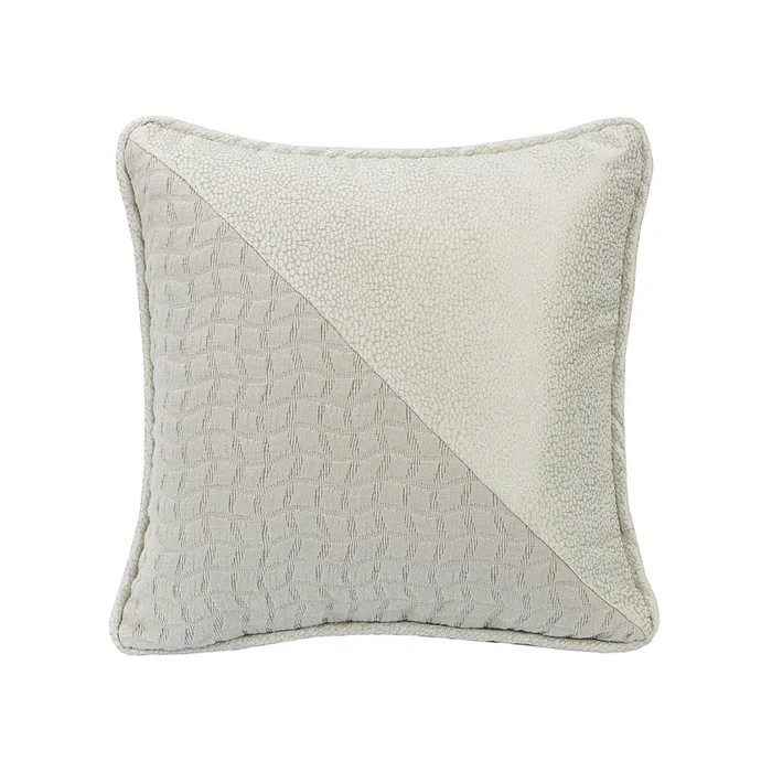 Half and half decorative pillow, 16×16