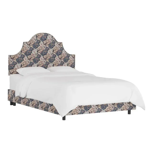 Halsted Bed in Navy Blush Loiret, Full