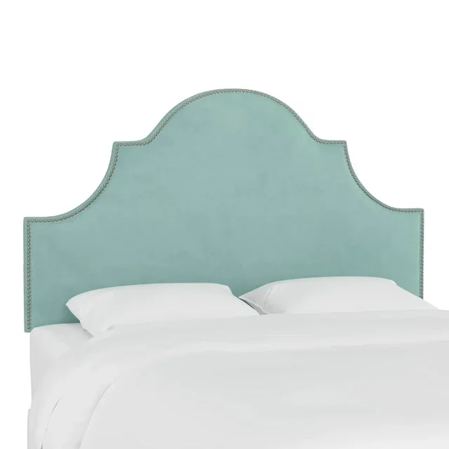 Halsted Headboard in Caribbean Classic Velvet, Twin
