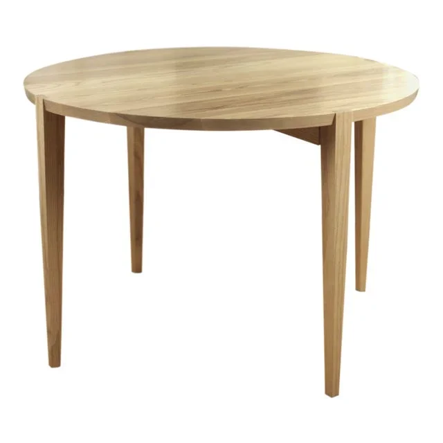 Handcrafted Oslo Round Table in American Ash