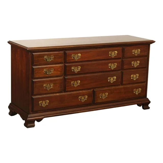 Harden Chippendale Style Cherry Long Dresser