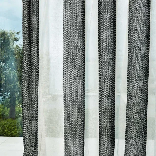Harlequin Ether Fabric in Chalk/Black Earth – a Sample