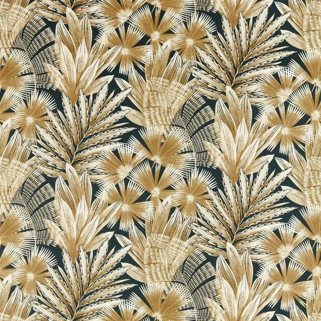 Harlequin Matupi Fabric in Amber Light/Black Earth – a Sample