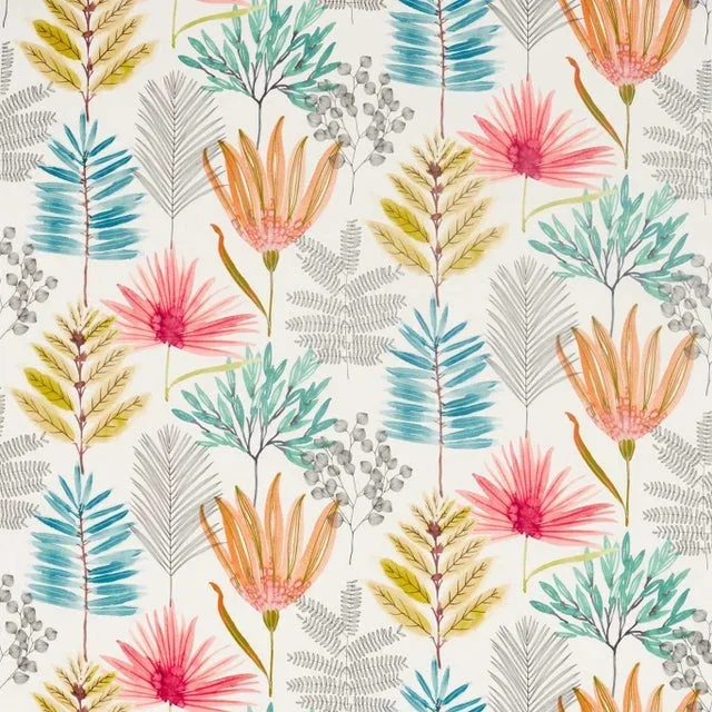Harlequin Yasuni Fabric in Paprika/Kiwi