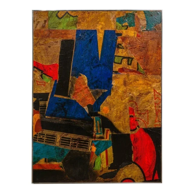 Harry Bouras ‘Little Ven Ver (Left)’ Mixed Media on Masonite