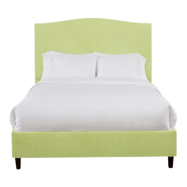 Hazel Full/Double Bedframe, Apple Linen