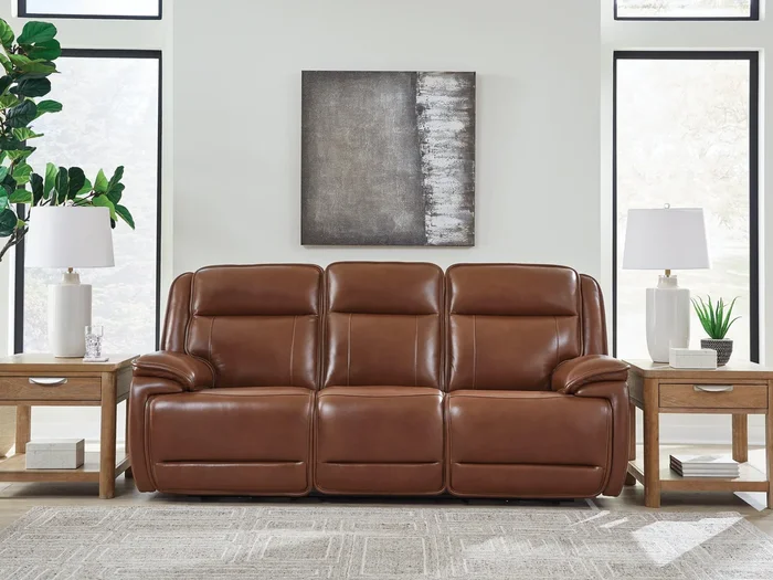 Healy Pier Chocolate Power Reclining Sofa