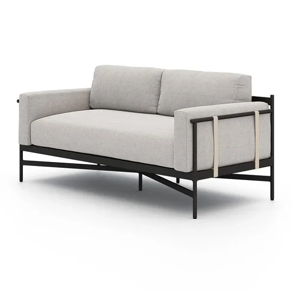 Hearst Outdoor Sofa-69″-Stone Grey