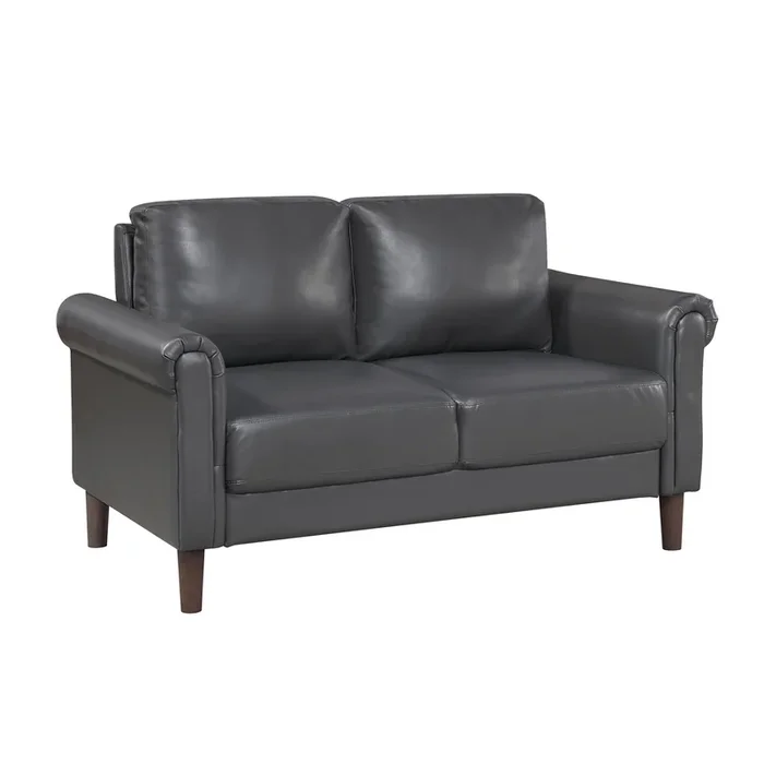 Hector Dark Gray Loveseat