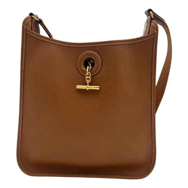 Hermès Gold Camel Leather Vespa Bag 2014