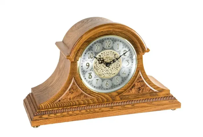 Hermle Amelia Mantel Clock – Light Oak Quartz