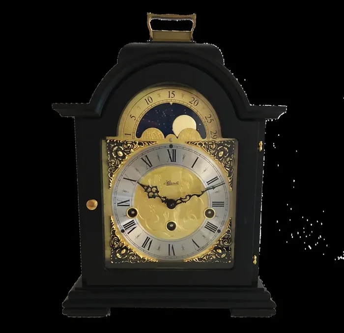 Hermle Debden Mantel Clock – Black