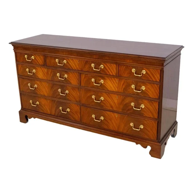 Hickory Chair Flame Mahogany Triple Dresser